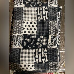 Black and White Patterned Blanket